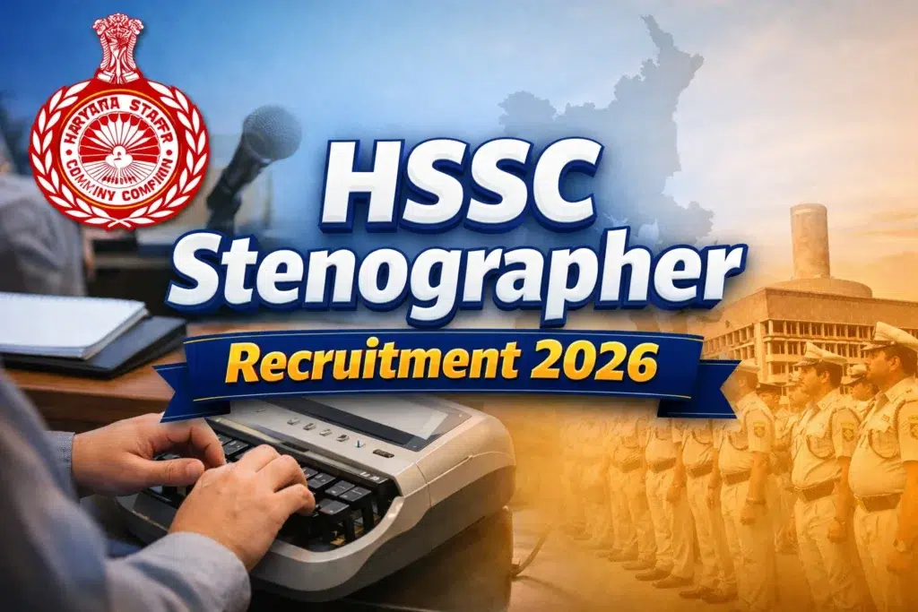Haryana HSSC Stenographer Vacancy 2026 Apply Online