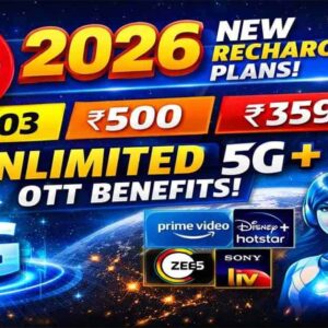 Jio Latest Recharge Plans 2026 with unlimited 5G and OTT benefits